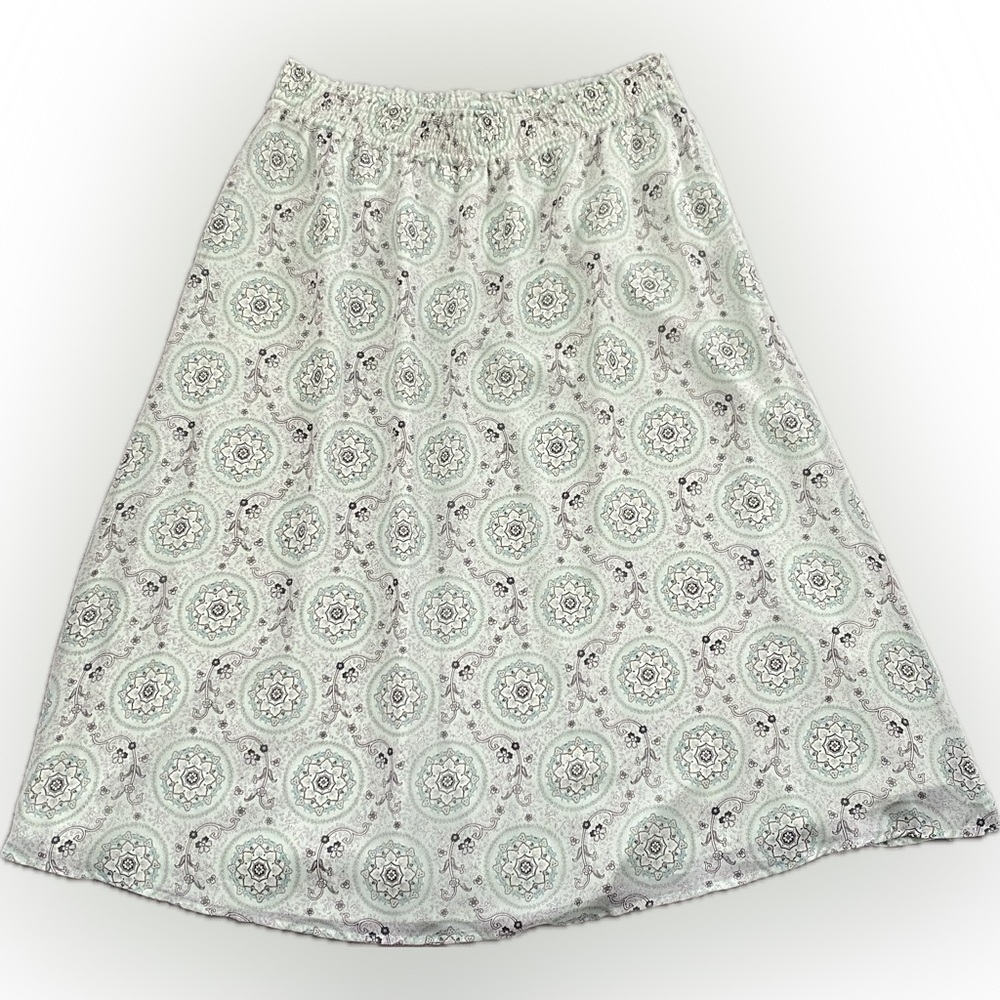 Ann Taylor LOFT Full Length Floral Skirt Size Large New with Tags
